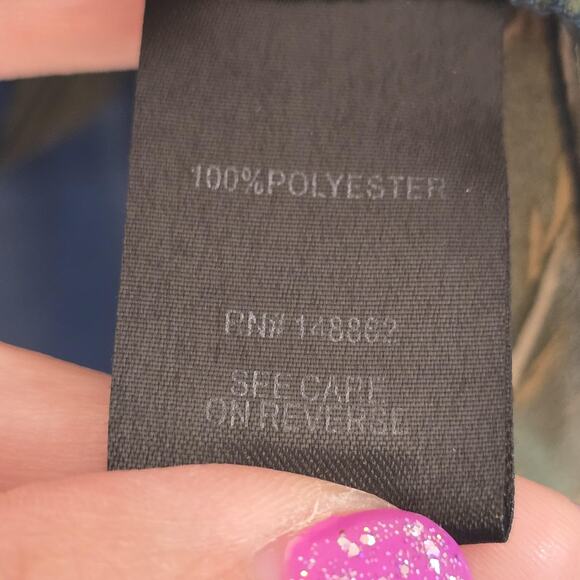 Torrid Blouse Womens Plus Size 2X Floral Short Sleeve Button Front High-Low Boho - Picture 4 of 10